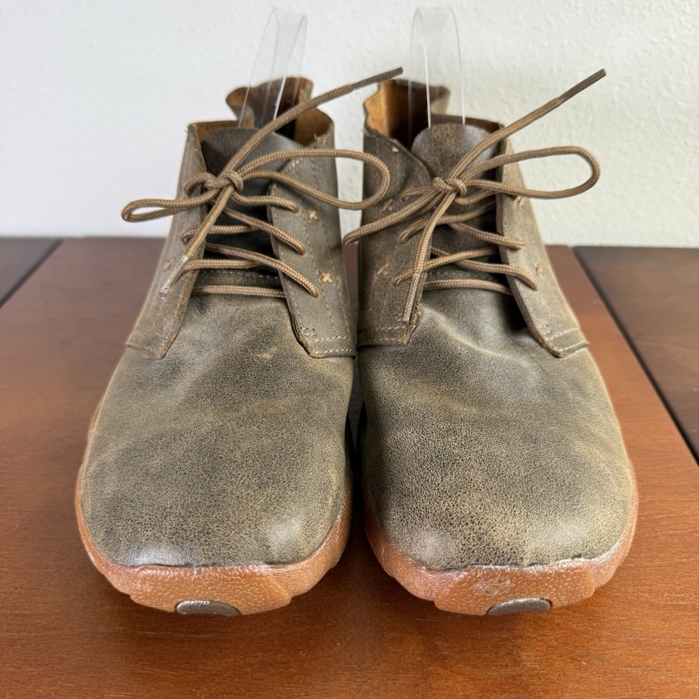 Twisted X Men's Chukka Driving Mocs MDM0011 Leather Men's 8.5 Brown Excellent - Picture 4 of 11